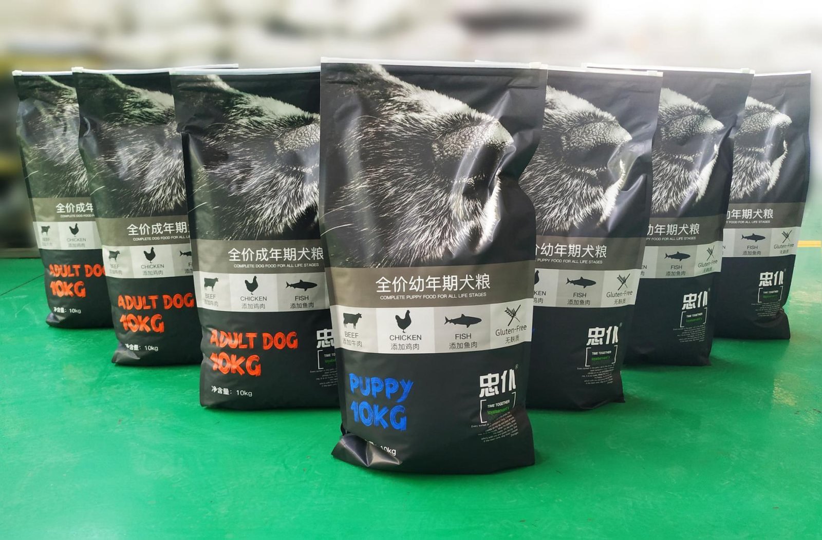 Dry dog food